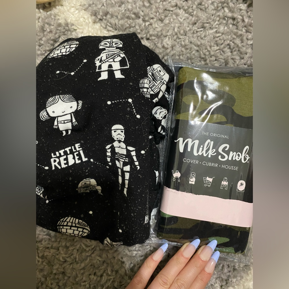 Milk Snob Covers - camo and Star Wars
